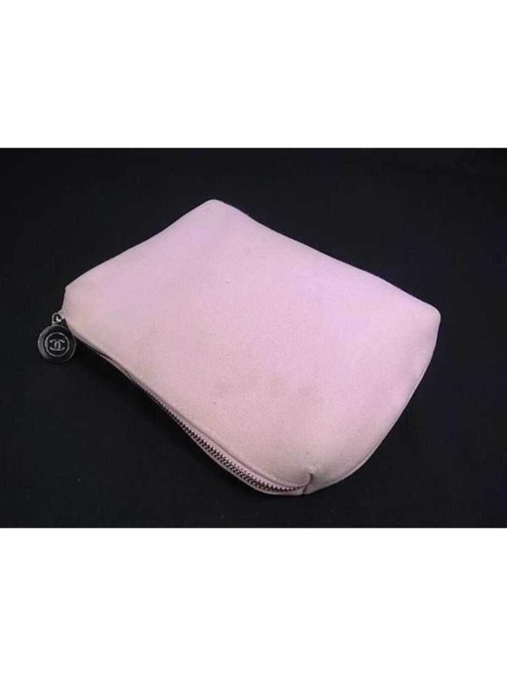 Chanel CC Logo Canvas Multi Pouch Case Pink - Picture 2 of 4